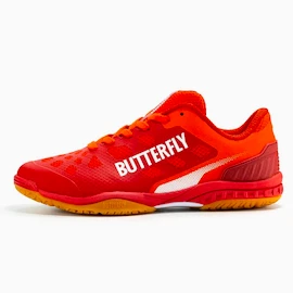 Hallenschuhe Butterfly Lezoline Levalis Red