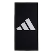 Handtuch adidas  3Bar Towel Large Black/White