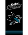 Handtuch Official Merchandise  NHL San Jose Sharks Black