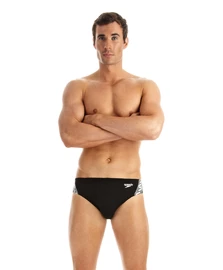 Herren Badehose Speedo Monogram 7 cm BRF AM Black