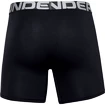 Herren Boxer Shorts Under Armour  Charged Cotton 6" 3 Pack black