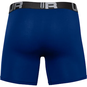 Herren Boxer Shorts Under Armour  Charged Cotton 6in 3 Pack-BLU  S