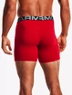 Herren Boxer Shorts Under Armour  Charged Cotton 6in 3 Pack-RED