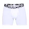 Herren Boxer Shorts Under Armour  Charged Cotton 6in 3 Pack-WHT  S