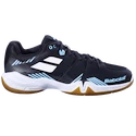 Herren Hallenschuhe Babolat  Shadow Spirit Men Black/Light Blue