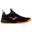 Herren Hallenschuhe Mizuno  Wave LUMINOUS 3 Black/Neon Flame