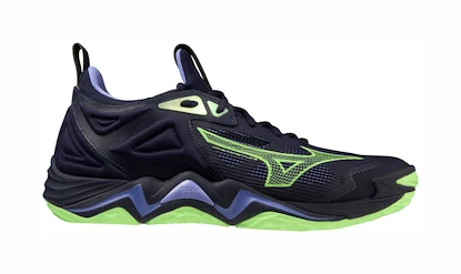 Herren Hallenschuhe Mizuno  WAVE MOMENTUM 3 Evening Blue/Techno Green/Iolite  EUR 51