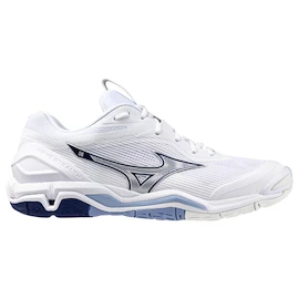 Herren Hallenschuhe Mizuno Wave STEALTH 6 White/Bellwether Blue