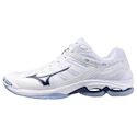 Herren Hallenschuhe Mizuno  Wave VOLTAGE 2 White/Bellwether Blue