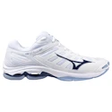 Herren Hallenschuhe Mizuno  Wave VOLTAGE 2 White/Bellwether Blue