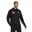 Herren Hoodie adidas  Signature Running Black XL