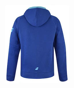 Herren Hoodie Babolat  Exercise Hood Jacket Men Sodalite Blue M