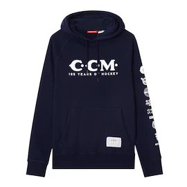 Herren Hoodie CCM 125 Anniversary Hoodie Navy