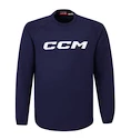 Herren Hoodie CCM  LOCKER ROOM Sweather true Navy L