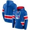 Herren Hoodie Fanatics Iconic NHL Exclusive Mens Iconic NHL Exclusive Pullover Hoodie New York Rangers