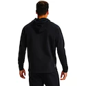 Herren Hoodie Under Armour  Charged Cotton Fleece FZ Hoodie black