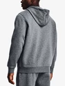 Herren Hoodie Under Armour  Essential Fleece FZ Hood-GRY