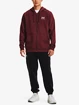 Herren Hoodie Under Armour  Essential Fleece FZ Hood-RED