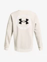 Herren Hoodie Under Armour  Essential Heritge Flc Crw-WHT