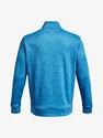 Herren Hoodie Under Armour  Fleece 1/4 Zip-BLU