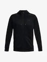 Herren Hoodie Under Armour  Fleece FZ Hoodie-BLK