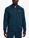 Herren Hoodie Under Armour  Fleece FZ Hoodie-BLU