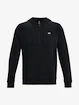 Herren Hoodie Under Armour  Rival Fleece 1/2 Zip HD-BLK