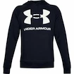 Herren Hoodie Under Armour  Rival Fleece Big Logo HD dark blue