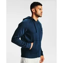 Herren Hoodie Under Armour  Rival Fleece FZ Hoodie Dynamic dark blue