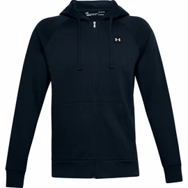 Herren Hoodie Under Armour Rival Fleece FZ Hoodie Dynamic dark blue