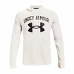 Herren Hoodie Under Armour  RIVAL TERRY BIG LOGO HD white