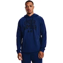 Herren Hoodie Under Armour  RIVAL TERRY COLLEGIATE HD-BLU