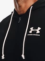 Herren Hoodie Under Armour  Rival Terry LC FZ-BLK