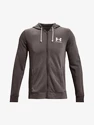 Herren Hoodie Under Armour  Rival Terry LC FZ-BRN