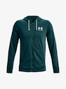 Herren Hoodie Under Armour  Rival Terry LC FZ-GRN