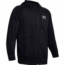 Herren Hoodie Under Armour SPECKLED FLEECE FZ HOODIE-BLK