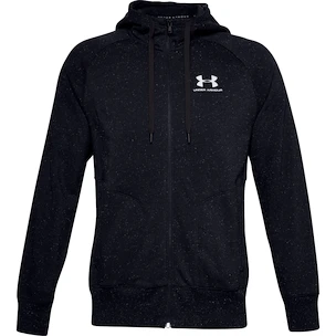 Herren Hoodie Under Armour  SPECKLED FLEECE FZ HOODIE-BLK