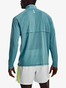 Herren Hoodie Under Armour  STREAKER HALF ZIP-BLU