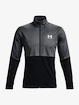 Herren Jacke Under Armour  PIQUE TRACK JACKET-GRY S/M