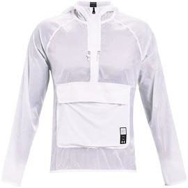 Herren Jacke Under Armour Run Anywhere Storm Anorak-WHT