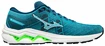 Herren Laufschuhe Mizuno  Wave Inspire 18 Moroccan Blue/White