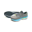 Herren Laufschuhe Mizuno  Wave Inspire 19 Ghost Gray/Jet Blue/Bolt 2 (Neon)