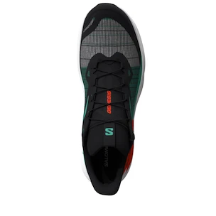 Herren Laufschuhe Salomon Genesis Black/Electric Green/Cherry Tomato