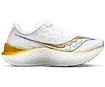 Herren Laufschuhe Saucony  Endorphin Pro 3 White/Gol  UK 7,5