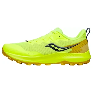 Herren Laufschuhe Saucony  Peregrine 14 Citron/Oak