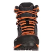 Herren-Outdoorschuhe Salewa  MS MTN Trainer Mid GTX Asphalt/Fluo Orange