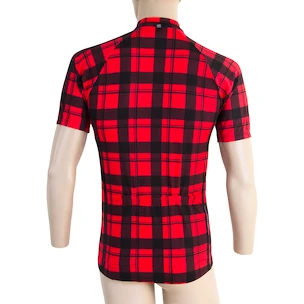 Herren Radtrikot Sensor  Cyklo Square Red S