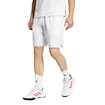 Herren Shorts adidas  Club Graphic Short White/Grey