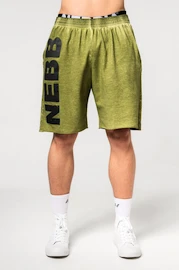 Herren Shorts Nebbia Washed-off Gym Sweatshorts NO BS Light Green