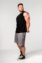 Herren Shorts Nebbia  Washed-off Gym Sweatshorts NO BS Light Grey